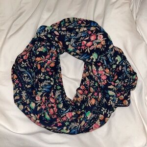 Floral Infinity Scarf - Multicolor